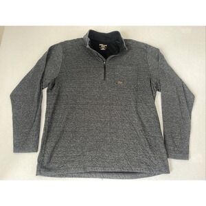 Ariat Shirt Adult XL Gray Rebar Foundation 1/4 Zip Pullover Workwear Chore Mens
